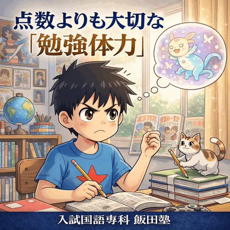 点数よりも大切な「勉強体力」